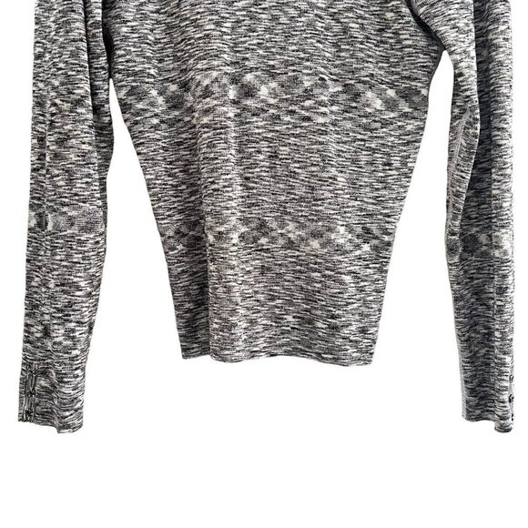 One Girl Who Anthropologie V Neck Long Sleeve Tunic Wrap Knit Top Size S - Picture 8 of 11